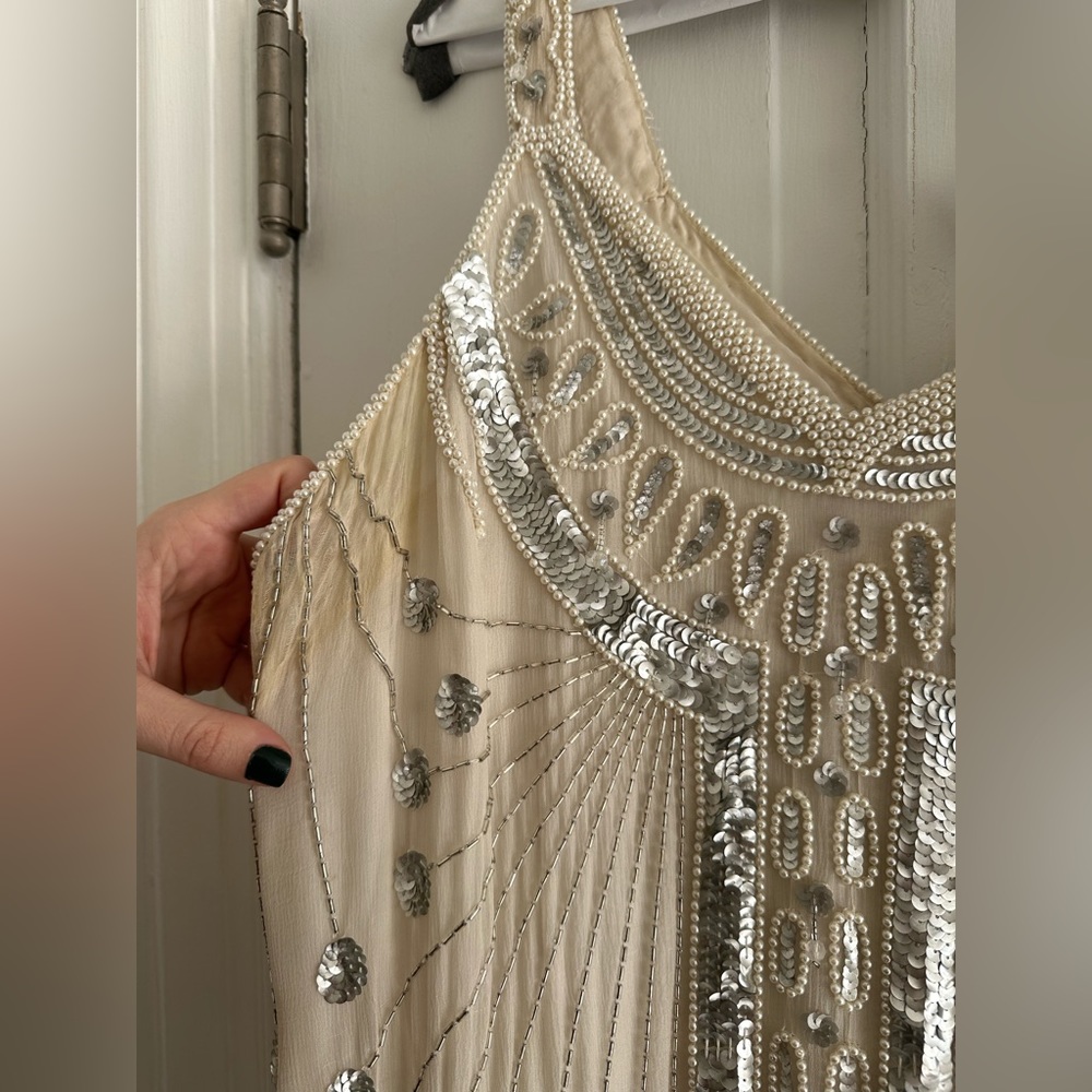 Vintage 1980s Beaded Dress